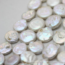 19-20mm Grande Coin Baroque Pearl Necklace Atacado (E190030)